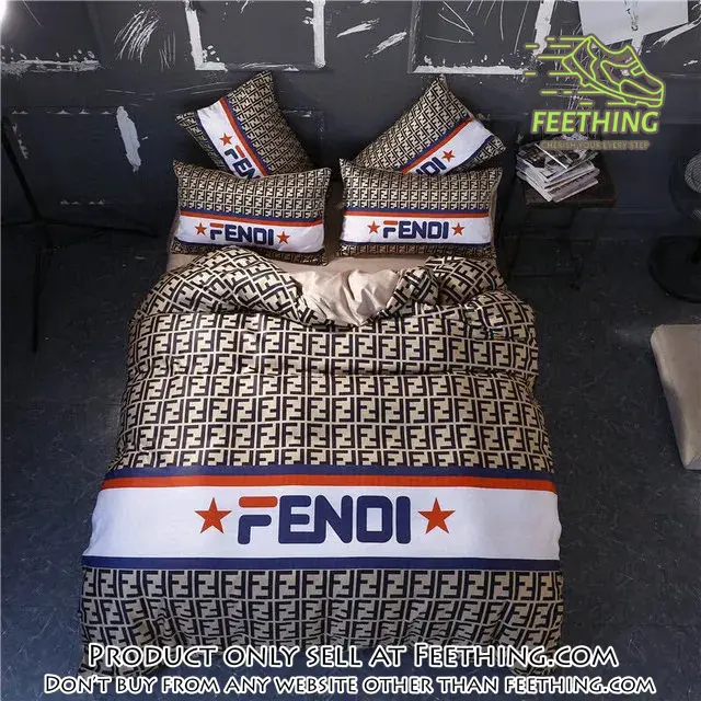 Fendi new bedding sets quilt sets duvet cover luxury brand bedding decor ft3421022